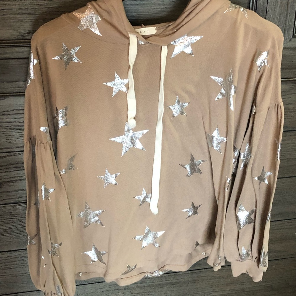 Metallic-Star Hoodie